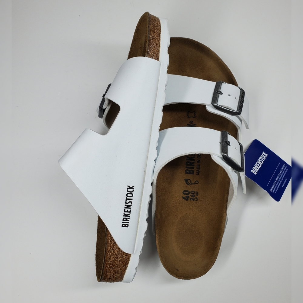 Birkenstock Arizona White Sandals - Picture 3 of 4